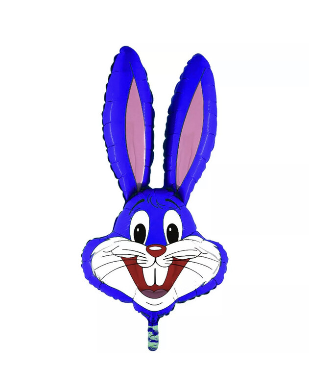 Helium Filled Bunny Head (just Head No Latex)