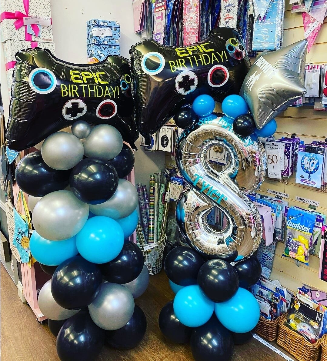 Gaming balloons controller tower