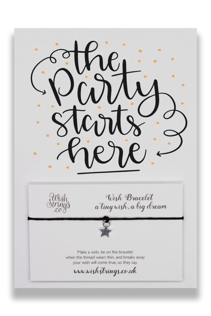 PARTY STARTS HERE - WishStrings Greeting Card