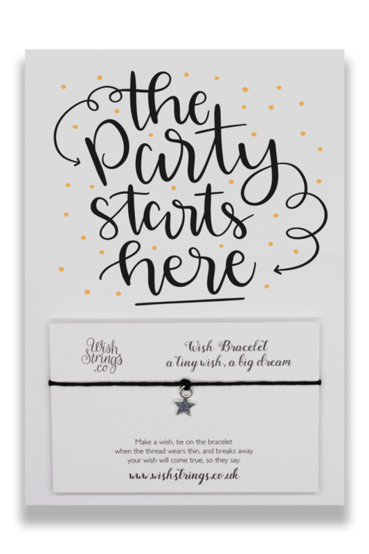 PARTY STARTS HERE - WishStrings Greeting Card