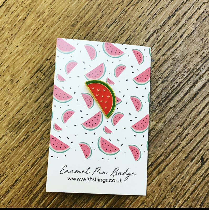 Water Melon Badge Pin