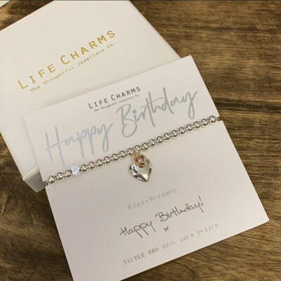 Happy Birthday Bracelet By Life Charm 