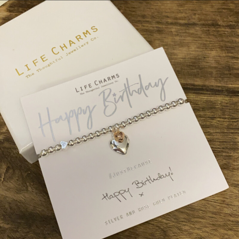 Happy Birthday Bracelet By Life Charm 