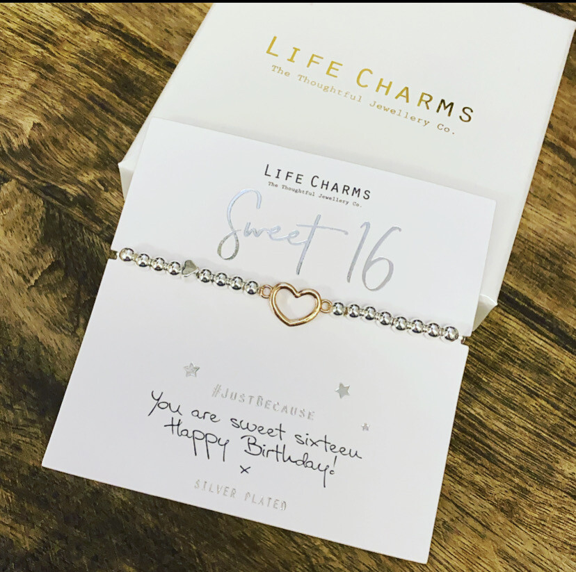 Sweet 16 Bracelet By Life Charms