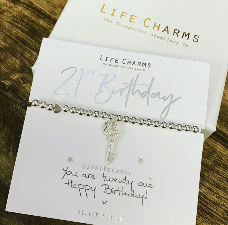 21st Birthday Bracelet By Life Charms