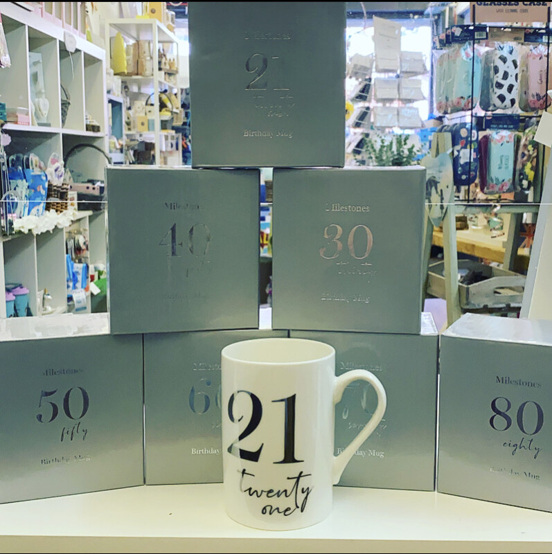 Milestone Mugs - With Silver Foil