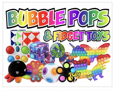 Sensory toys - Bubble Pops &amp; Fidgets