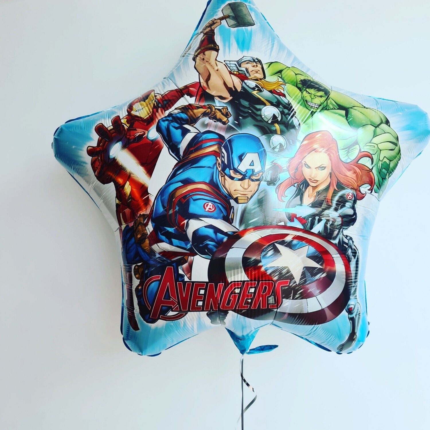 Avengers/justice league large balloon star