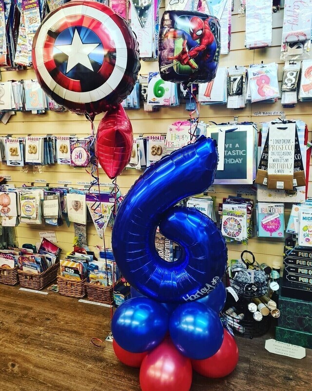 Captain America balloon shield