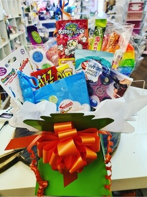 Fidget Sweet Hamper &amp; balloon 