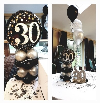 Table balloon coloum