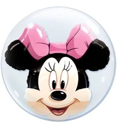 Minnie/Mickey head bubble