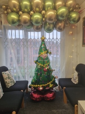 Christmas tree balloon