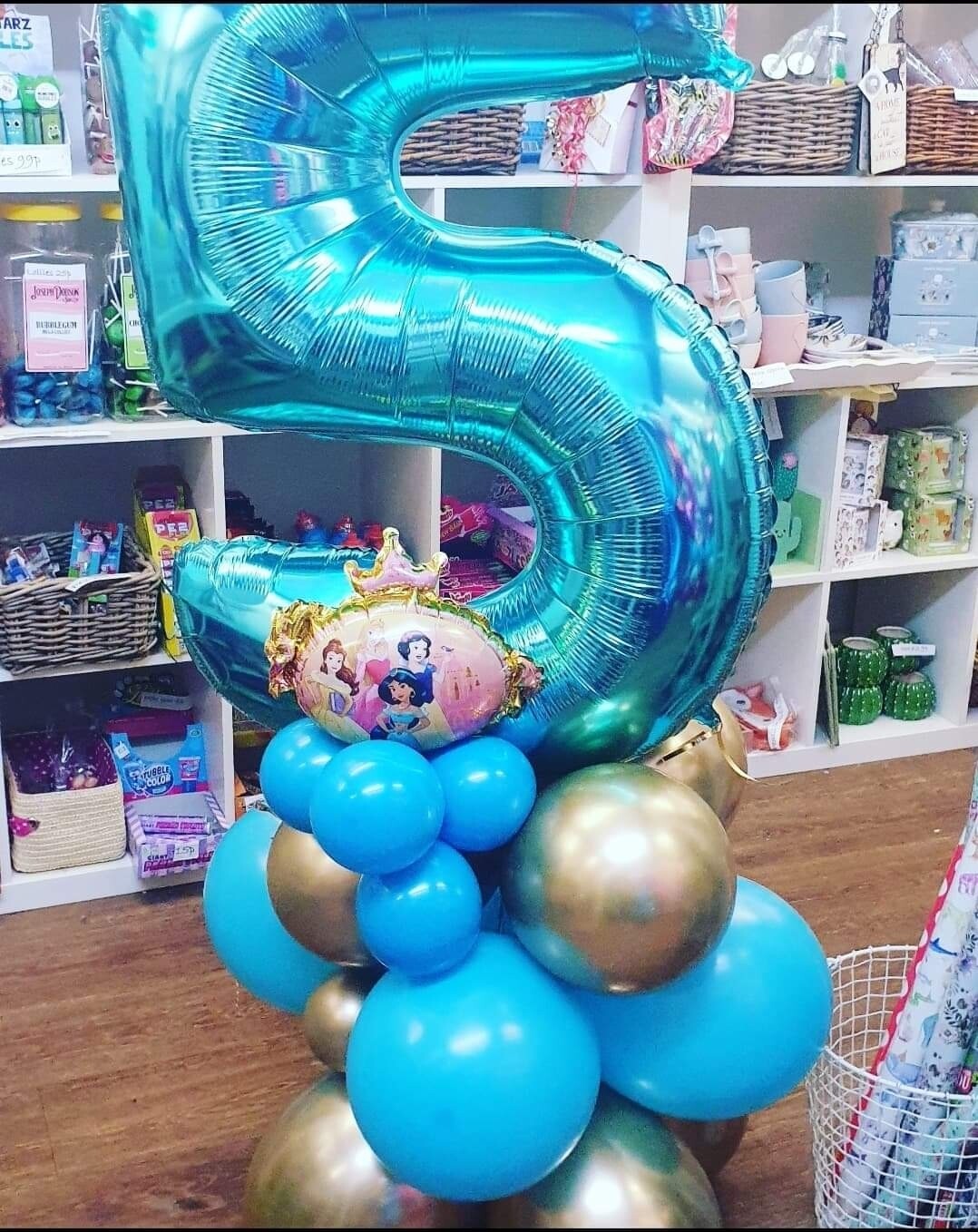 Disney Princess balloon display