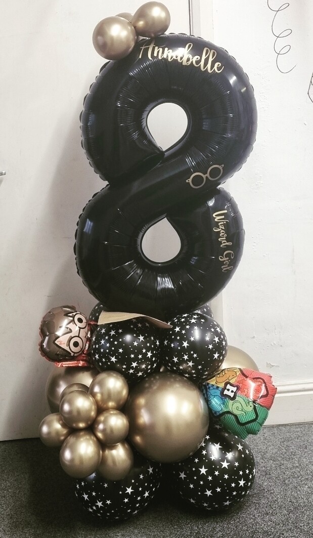 Harry Potter balloon number display