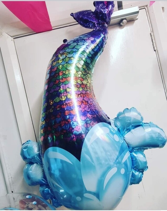 Mermaids tail balloon