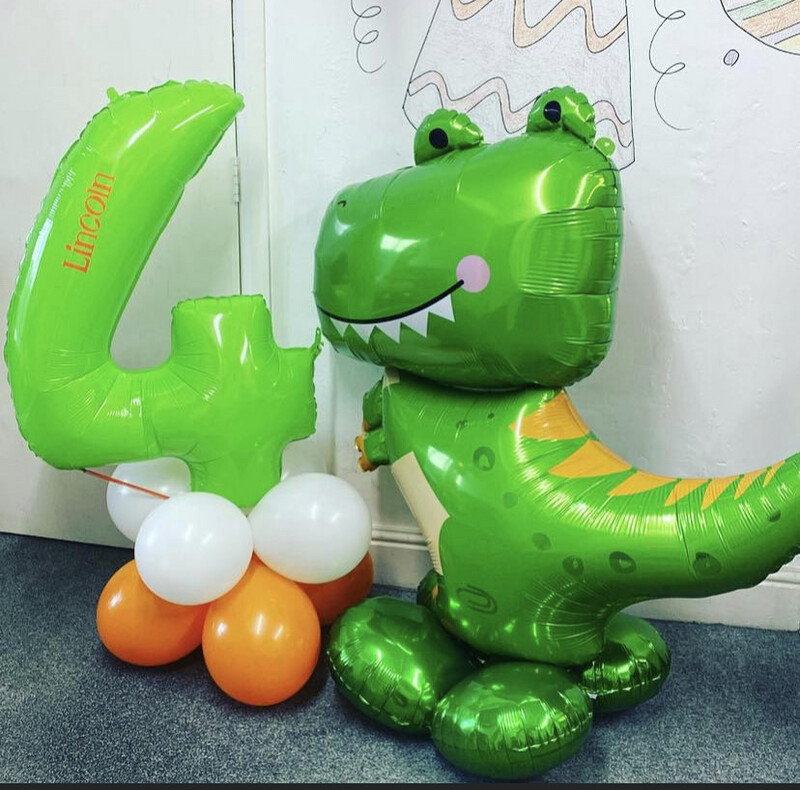 Huge Dinosaurs Airloonz… 54 Inches High