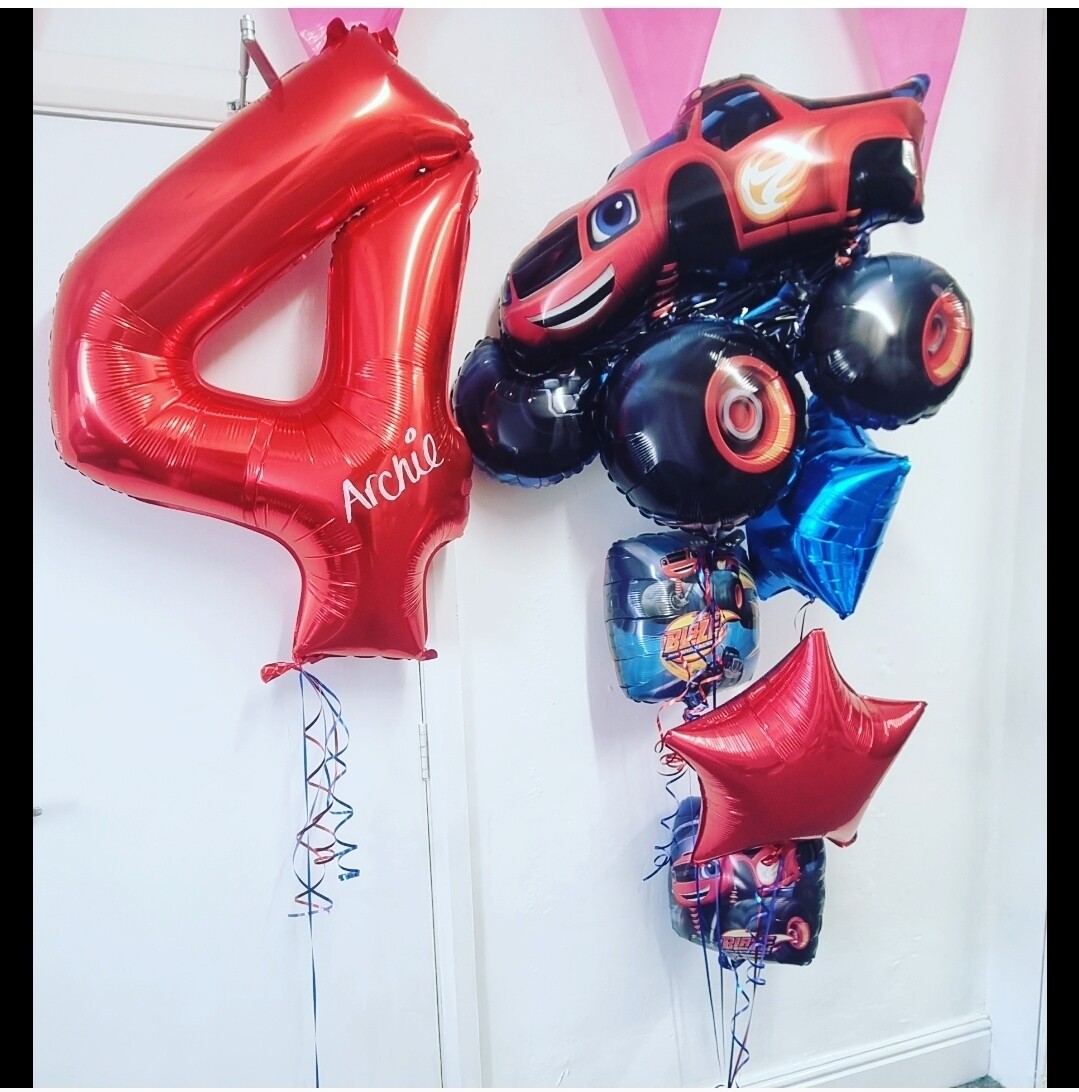 Blaze balloons bundle