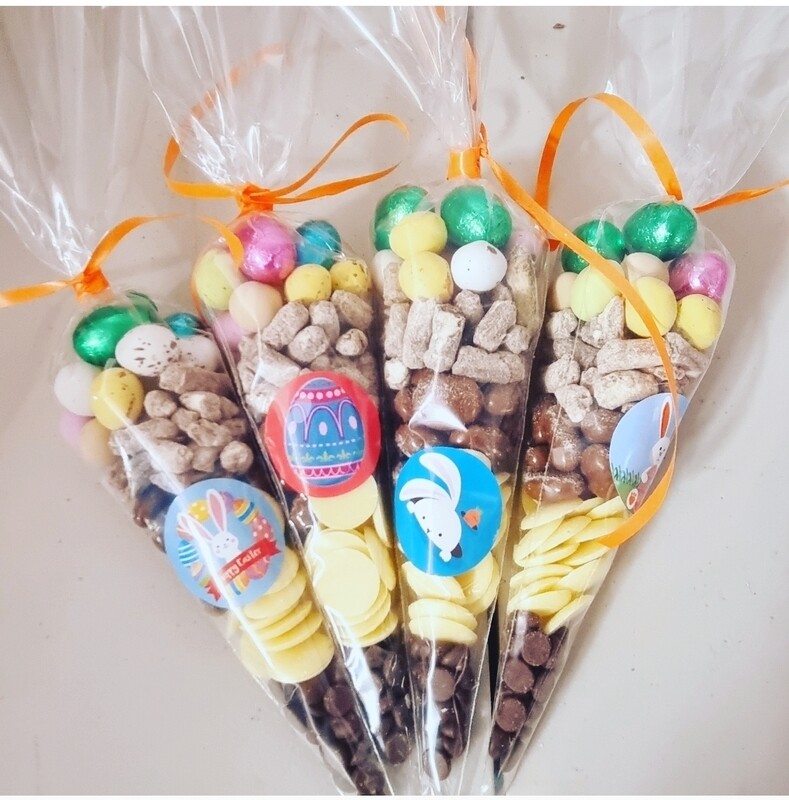 Chocolate easter cones