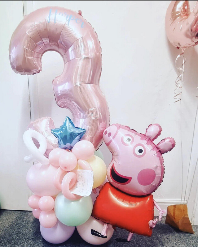 Peppa Pig Balloon Number Display