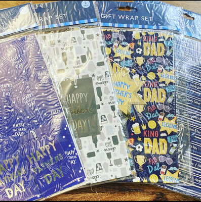 Father&#39;s Day Gift Wrap Pack