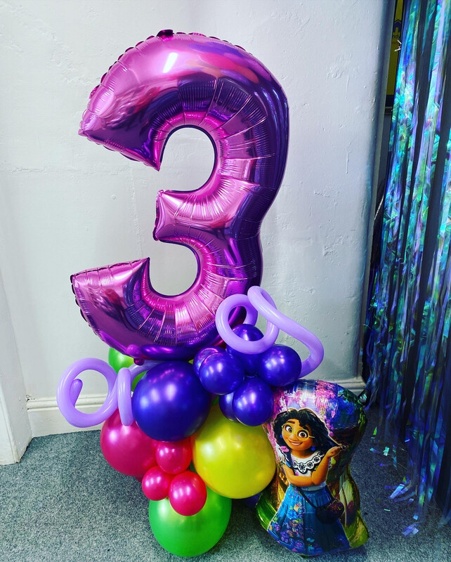 Princess Number Balloon