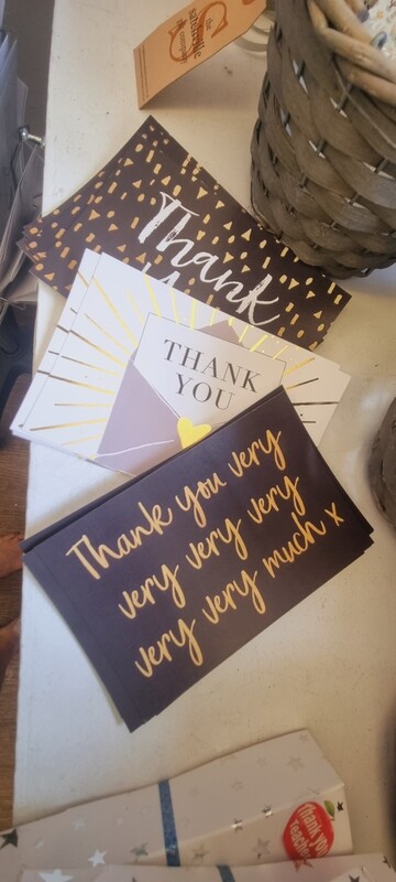 Thank you postcard
