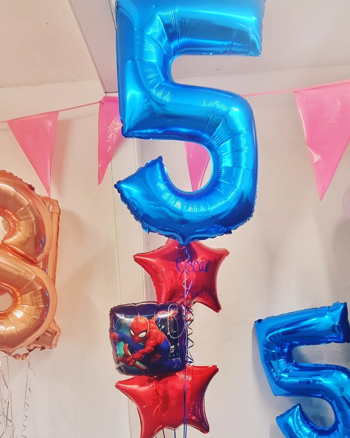 Siperman hero bunch balloons