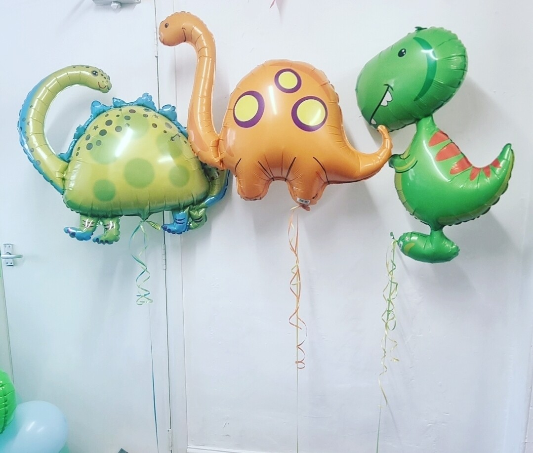 Dinosaur floating balloons