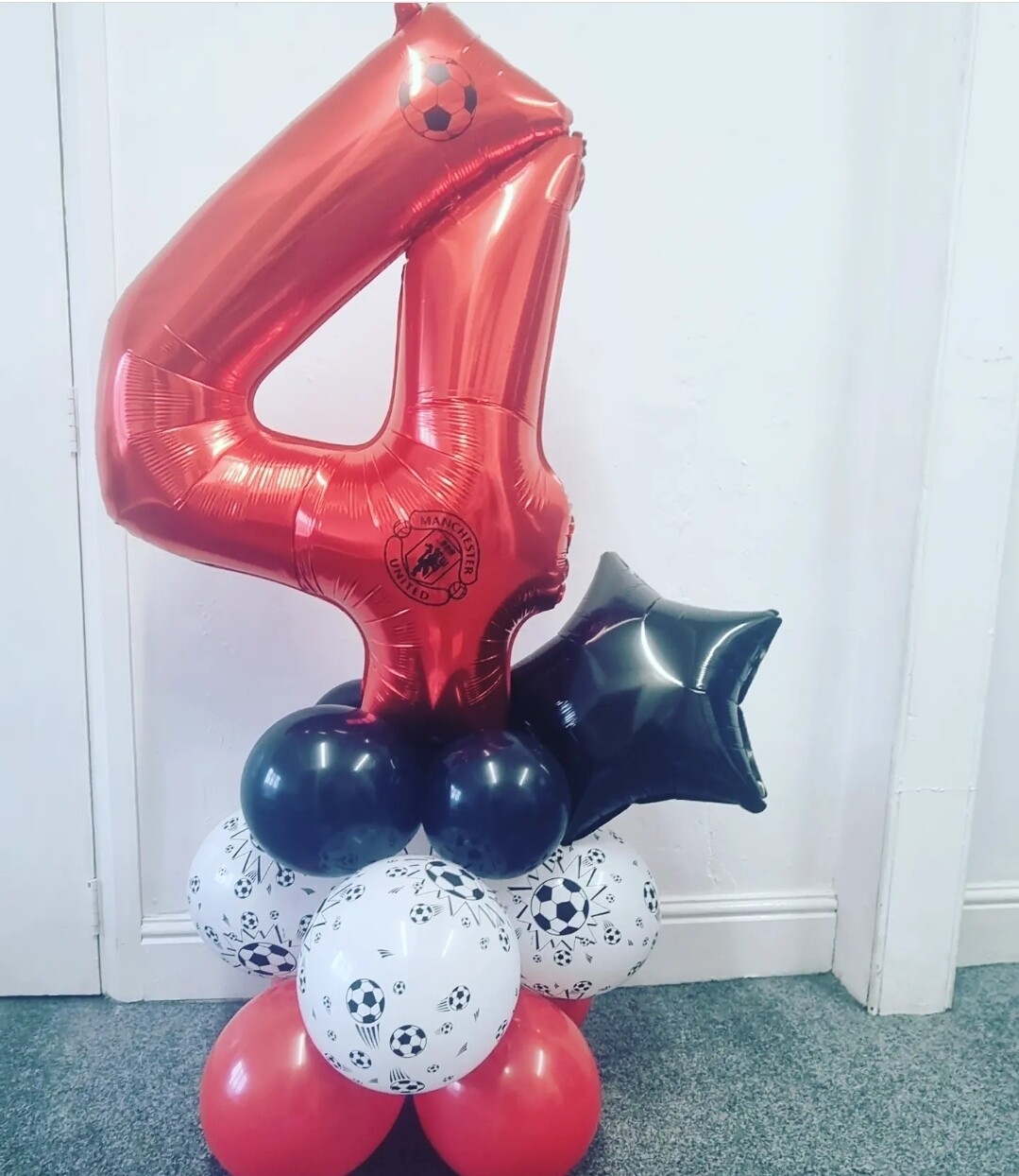 Football balloon number display