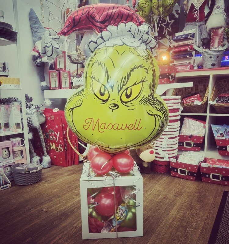 grinch balloon box
