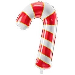 Christmas candy cane balloon