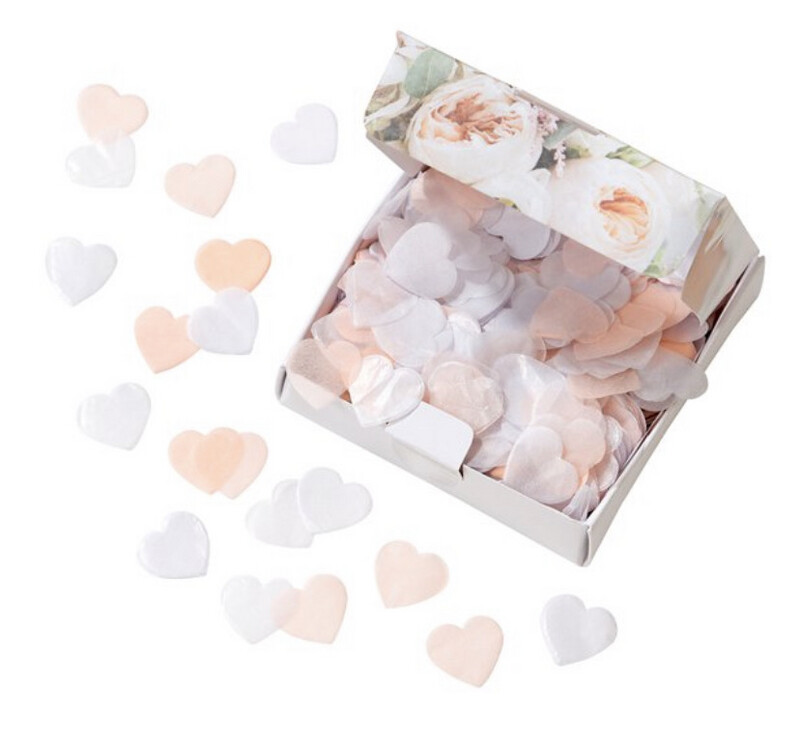 Pastel Tissue Heart Confetti