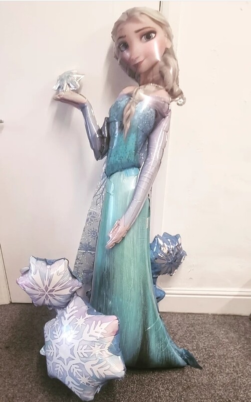 Elsa frozen airwalker balloon