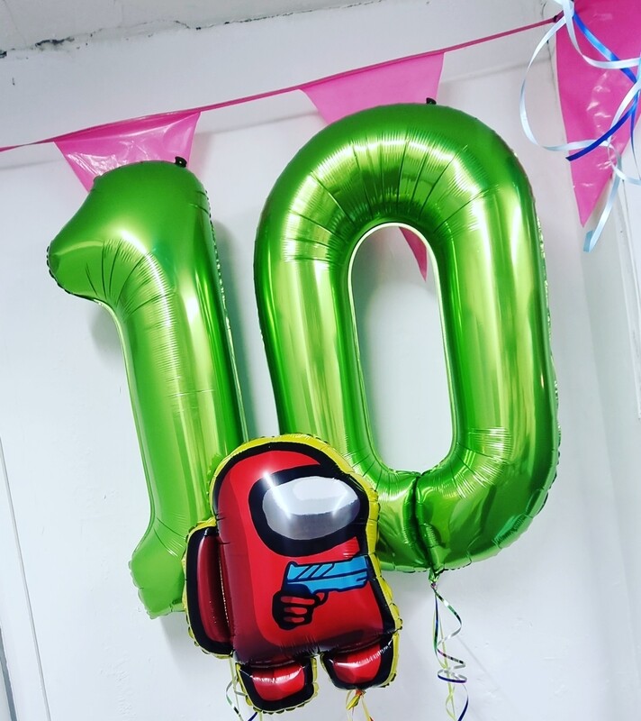 Amoung us foil balloon