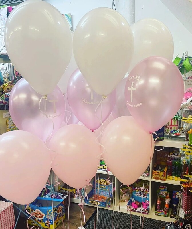 Holy communion bunch of 3 balloons