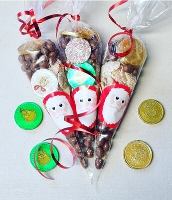 Christmas chocolate cone