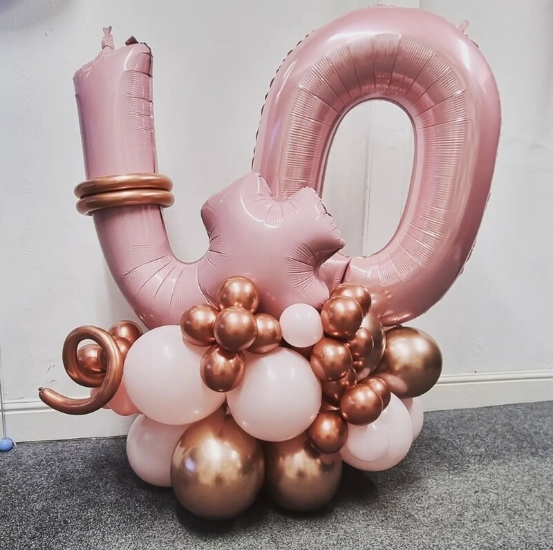 Number Column Balloon XL display