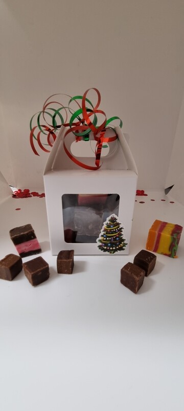Christmas fudge box