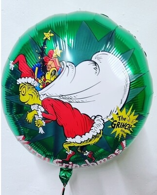 grinch 18" foil balloon