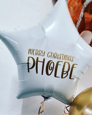 personalised Christmas star