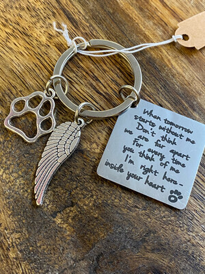 Paw And Wing - Pet Keyring