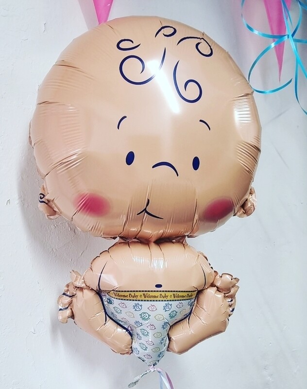 Floating baby balloon