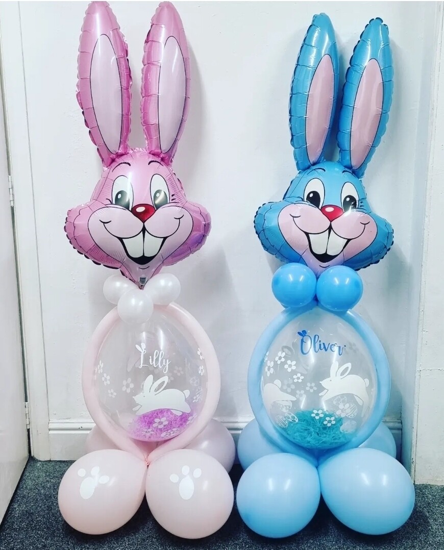 EASTER BUNNY POP BELLY BALLOON £19.95 (£5 deposit )