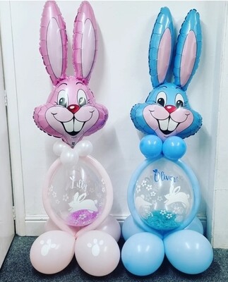 Easter Pop BLUE Bunny Balloon 🐰 