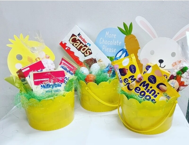 Kinder Filled Easter Bucket