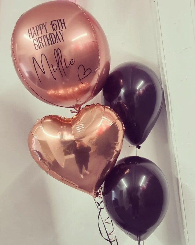 Orbz Balloon bundle (set of 4) personalised 
