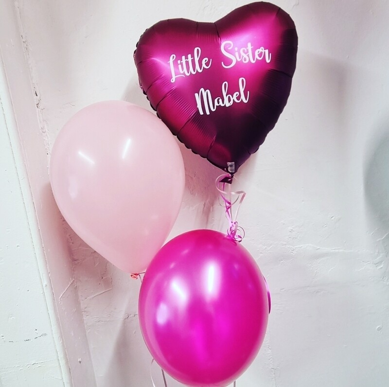 Big/Little Sister/Brother Balloon Bunch