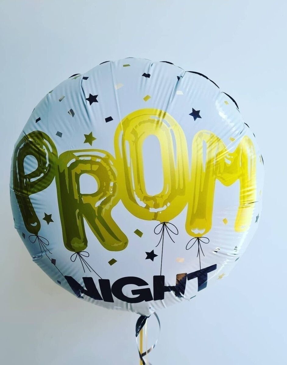 prom balloon foil