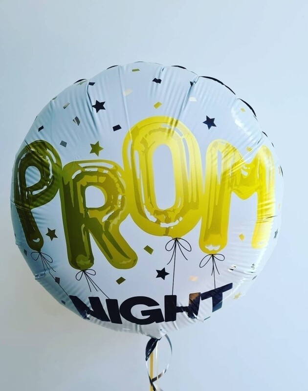 prom balloon foil